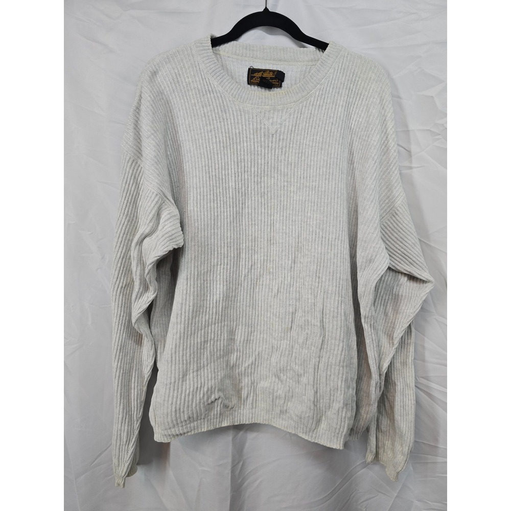 Eddie Bauer‎ Mens XL Knit Pullover Sweater Ribbed Crew Neck Long Sleeve Casual